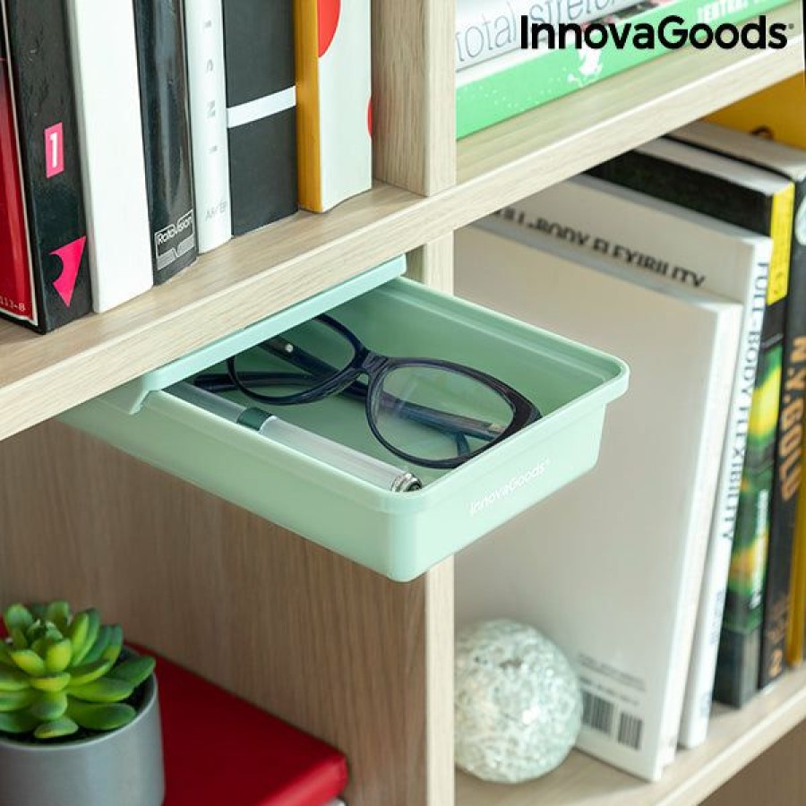 Casa InnovaGoods | Conjunto De Gavetas Adesivas Adicionais De Secretaria Underalk Innovagoods Pack De 2 Uds