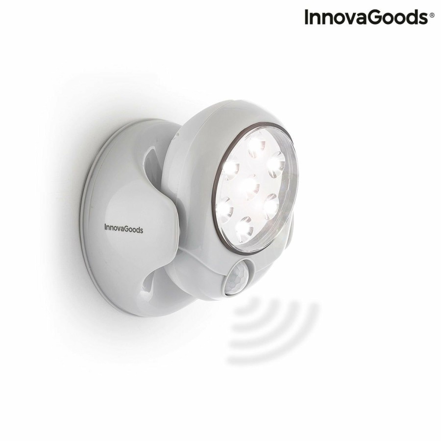 Casa InnovaGoods | Candeeiro Led Com Sensor De Movimento Lumact 360º Innovagoods