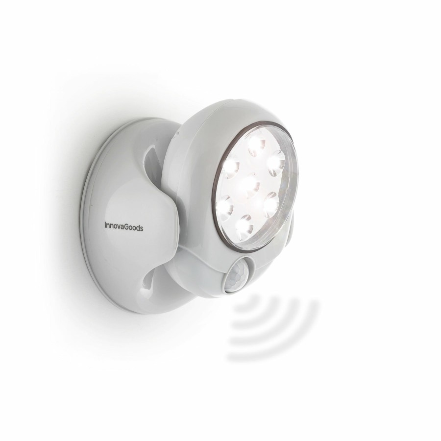 Casa InnovaGoods | Candeeiro Led Com Sensor De Movimento Lumact 360º Innovagoods