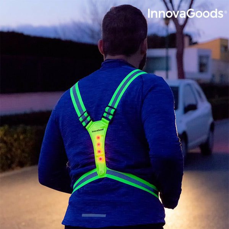 engenhoca InnovaGoods | Arnes Desportivo Com Luzes Led Lurunned Innovagoods