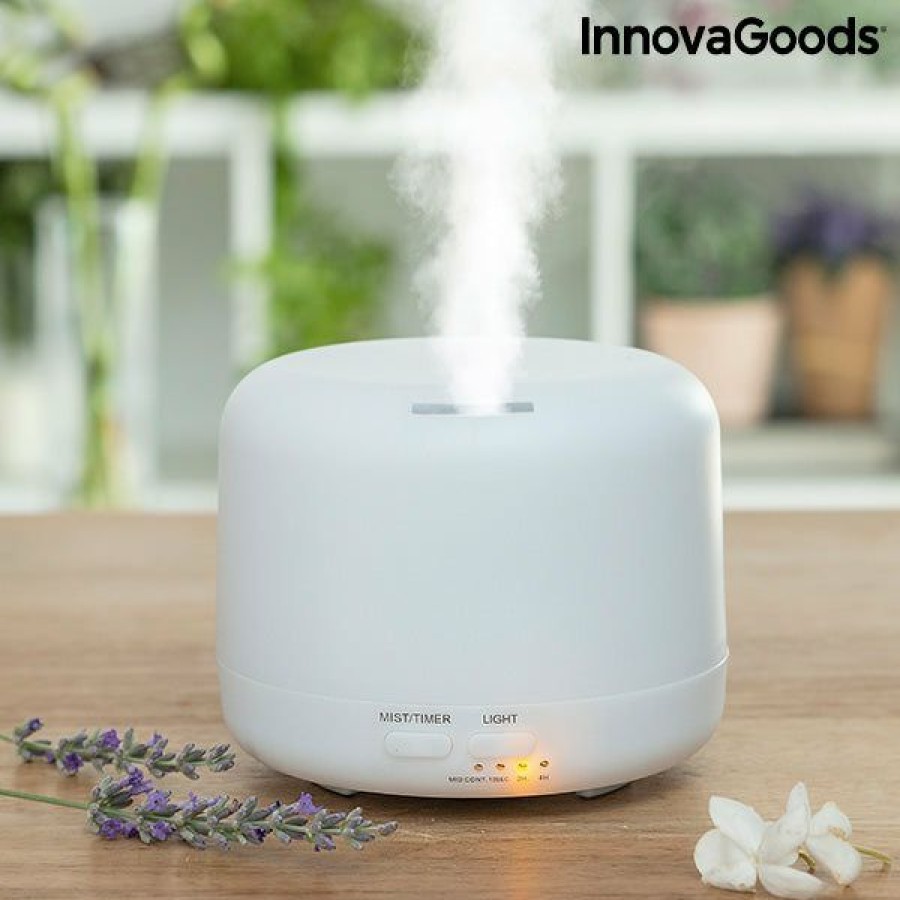 Casa InnovaGoods | Humidificador Difusor De Aromas Com Led Multicores Steloured Innovagoods