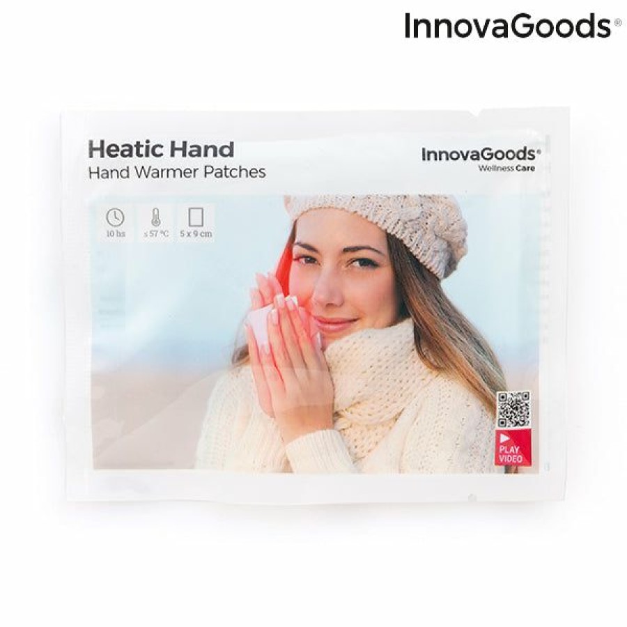 Bem-estar InnovaGoods | Adesivos Aquecedores De Maos Heatic Hand Innovagoods (Pack De 10)