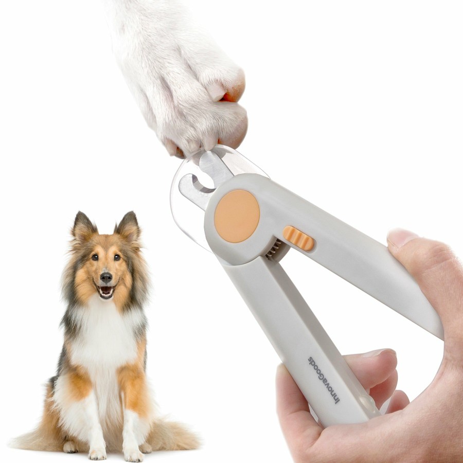 engenhoca InnovaGoods | Corta-Unhas Com Led Para Animais De Estimacao Clipet Innovagoods