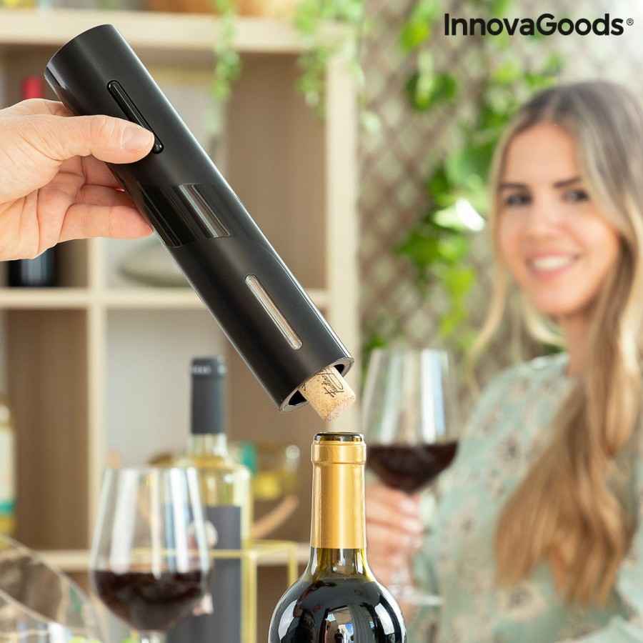 Cozinha InnovaGoods | Saca-Rolhas Eletrico Com Acessorios Para Vinho Corking Innovagoods