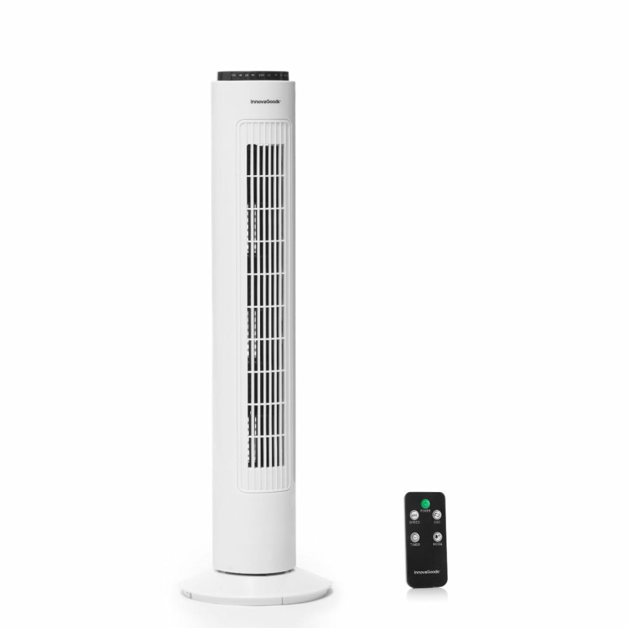 Casa InnovaGoods | Ventilador De Torre Com Comando A Distancia Towarie Innovagoods