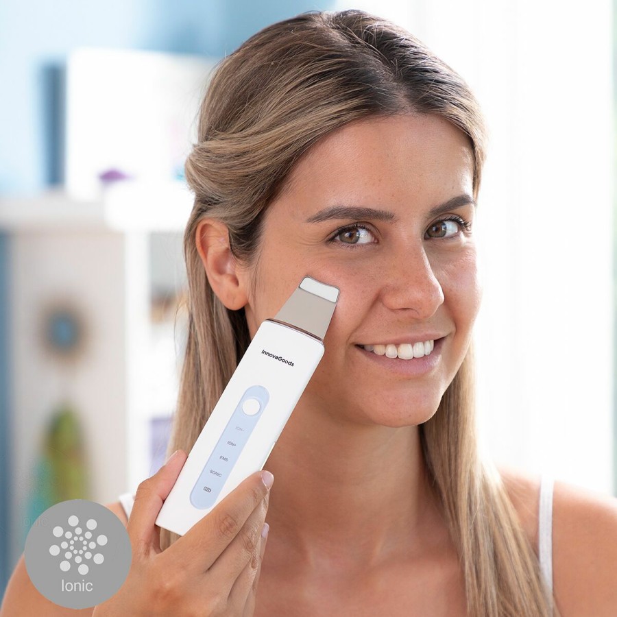 Bem-estar InnovaGoods | Aparelho De Limpeza Facial Ultrassonico 4 Em 1 Falnik Innovagoods