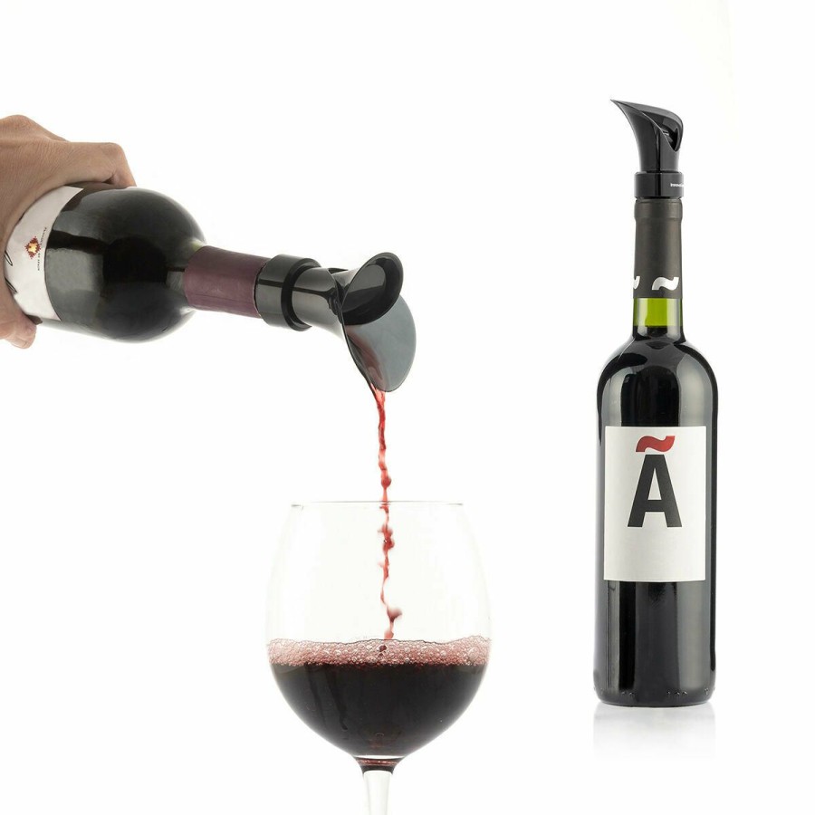 Cozinha InnovaGoods | Tampa Dispensador Arejador De Vinho 2 Em 1 Wintopp Innovagoods