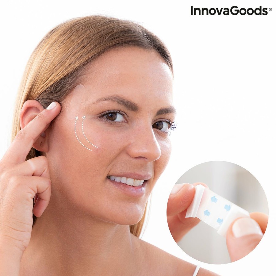 Bem-estar InnovaGoods | Adesivos Invisiveis De Lifting Facial Liftrik Innovagoods 40 Unidades