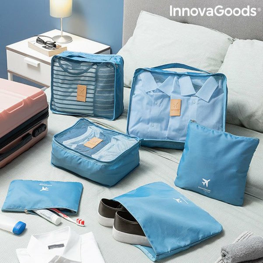 engenhoca InnovaGoods | Conjunto De Bolsas De Organizacao Para Malas Luggan Innovagoods 6 Pecas