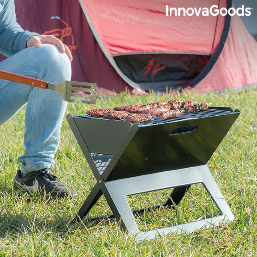 Casa InnovaGoods | Grelhador Dobravel Portatil Para Carvao Foldyq Innovagoods